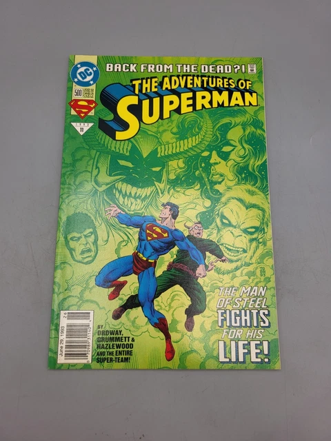 The Adventures Of Superman Vol 1 #500 June 1993 Illustrated DC Comic Newsstand