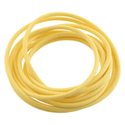 20 AWG vintage style solid cloth wire 6 ft - YELLOW