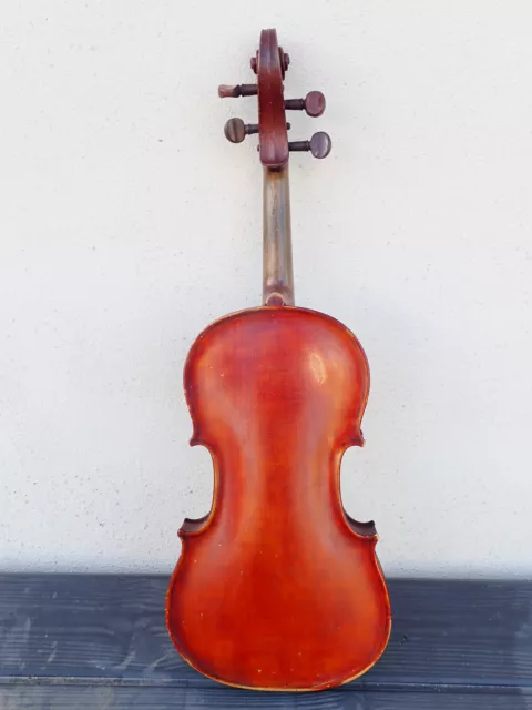 Old Full Size Early 1900s Antique Violin Violon Violino for Restoration