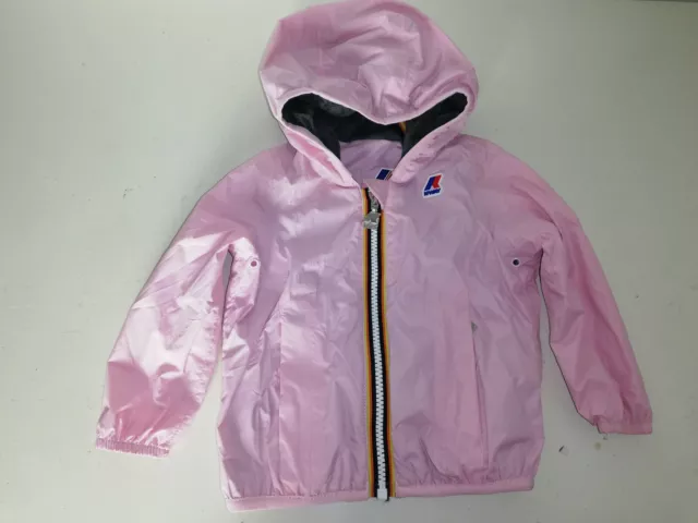 K Way Giubbino Giubbotto Giacca Anti Vento  Bambina Taglia 12 Mesi Colore Rosa