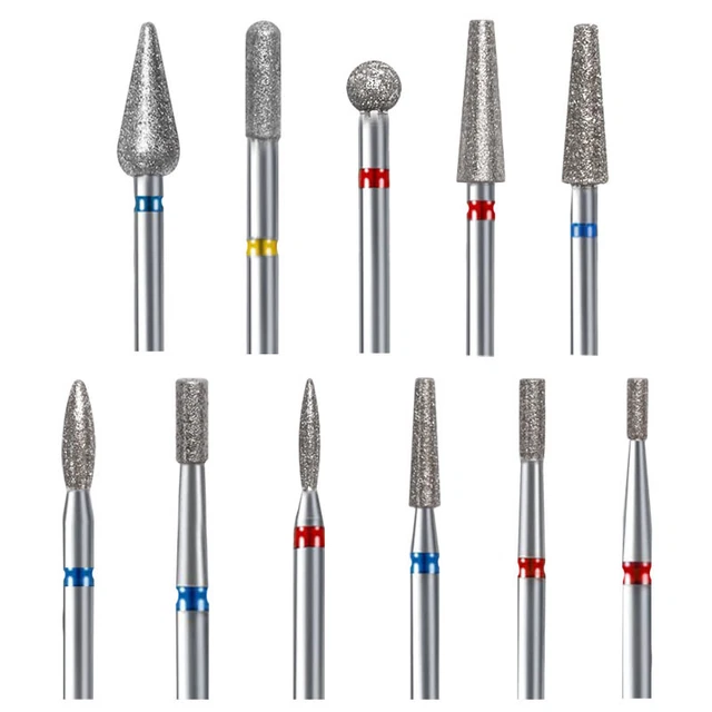 Trapano per unghie diamante bit cuticola manicure pulita pedicure strumento di rimozione Y4