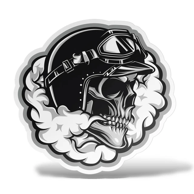 erreinge Sticker Teschio Santa Muerte Messico Adesivo Sagomato in PVC per Decalcomania Parete Murale Auto Moto Casco Camper Laptop - cm 12