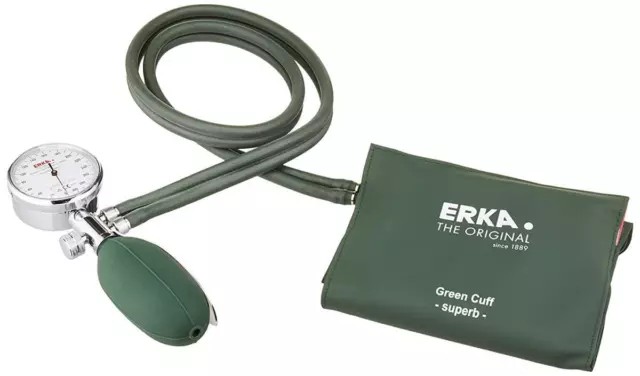 ERKA 201.20482 Blutdruckmessgerät Blutdruckmanschette Sphygmomanometer grün