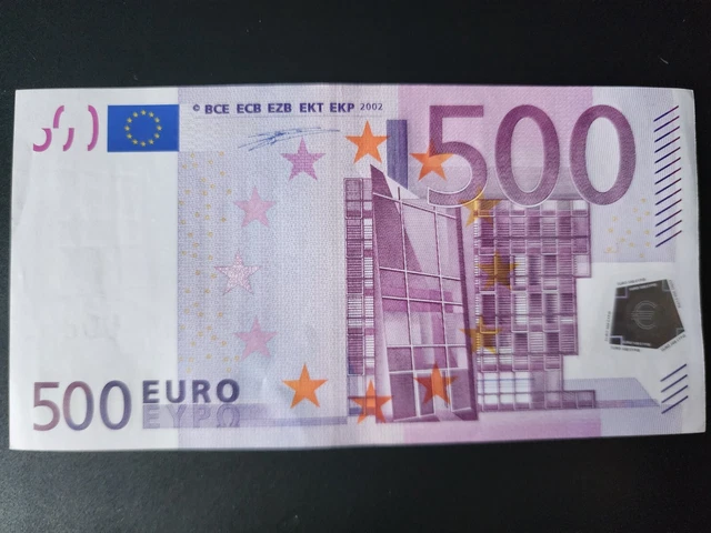 GERMANY 500 Euro 2002 X-series Duisenberg sign print R002 GERMANY 500 Euro 2002 X-series Duisenberg sign print R002