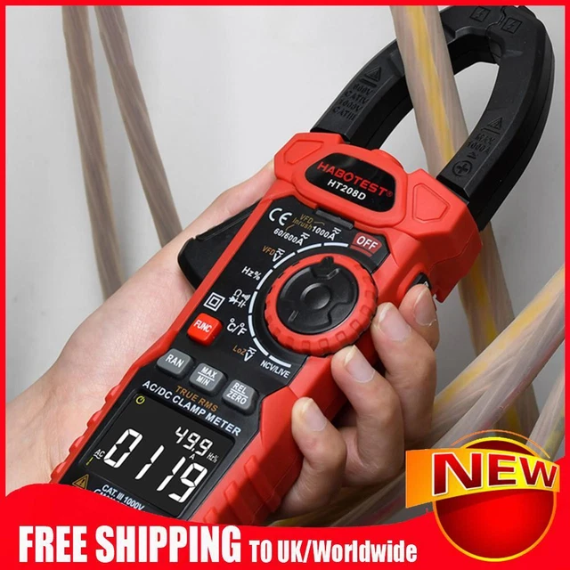 Multimeters ABS Digital Clamp Meter 600V for Automotive for Voltage Measurement