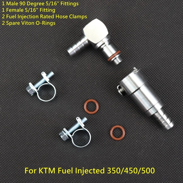 Ducati Gas Fuel Petrol Line Hose Quick Disconnect Fitting VITON O-Ring oring