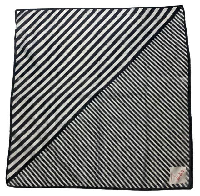VTG JOHN WEITZ Womens Scarf Red Silky Houndstooth Print Square 27 Made In Italy 15.99 PicClick