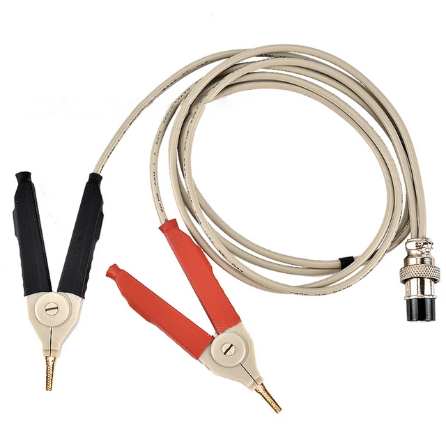 Test Leads LCR Instruments Testing 33,5 pollici 81 mm connessione circuito metallico