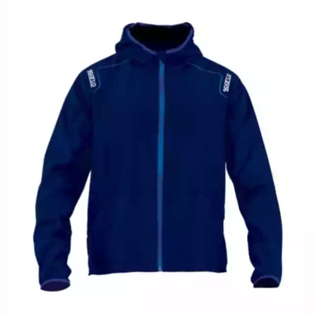 Jacke von der Arbeit Sparco Wilson aus Stoff Winddicht Wasserabweisend - Blue