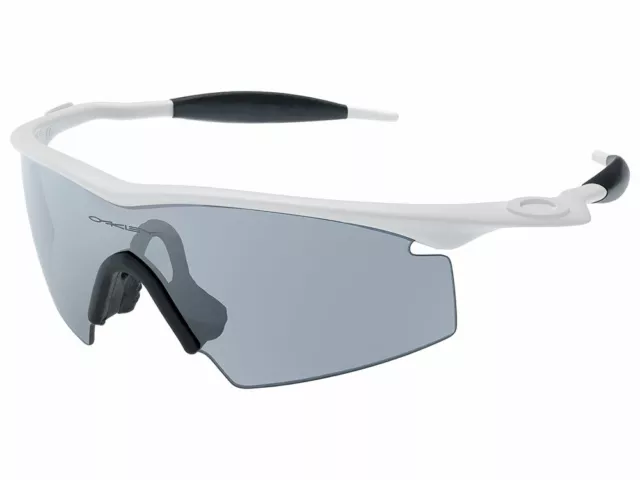 Oakley Pro M Frame Strike Sunglasses 42-377 Matte White/Slate Iridium