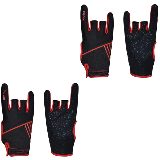 2 Pairs Bowling Protection Gear Bowling Gloves Right Hand Windproof Man Miss