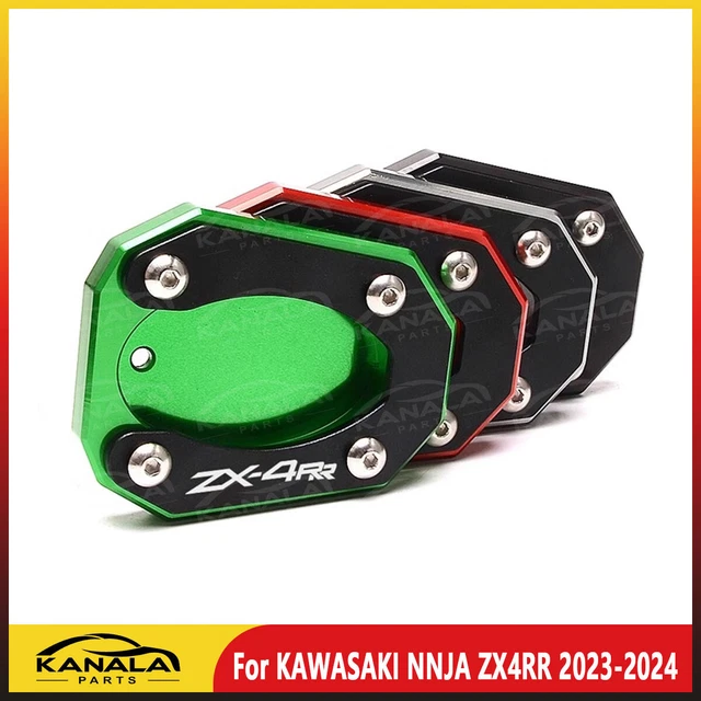 PER KAWASAKI NNJA ZX4RR 2023-2024 piastra di estensione cuscinetto laterale cavalletto EUR 31,38