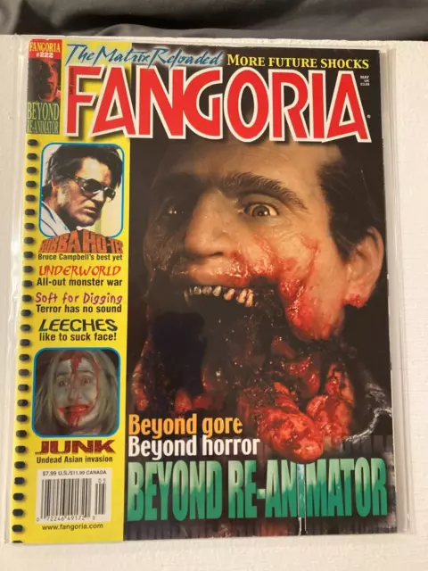 Fangoria Magazine Issue #222, Beyond Re-Animator