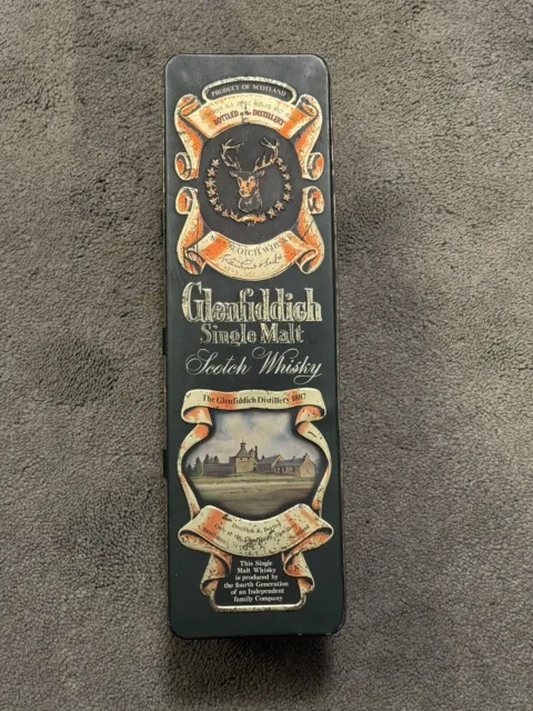 Vintage Glenfiddich Scotch Malt Whisky Tin