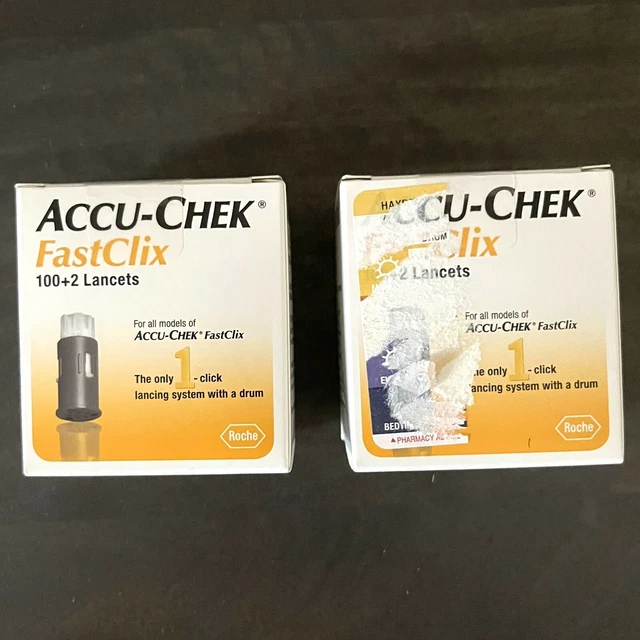 Recargas Accu-Chek Fastclix 204 caducidad 5/23