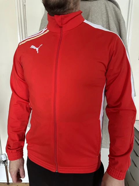 FELPA VINTAGE PUMA Jamaica Track Pile Cerniera Intera Uomo UK34 36 EUR 29 32 PicClick IT