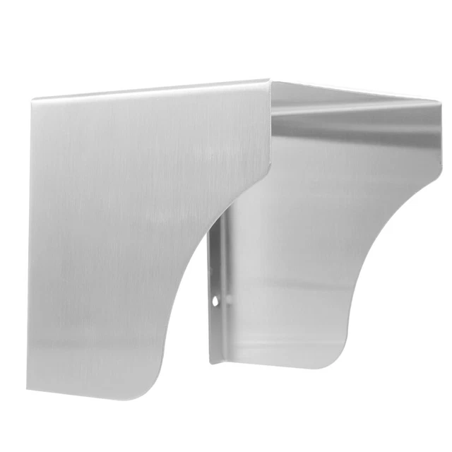 Parafango porta outdoor, 125 mm, parapioggia per distributori automatici presenti,
