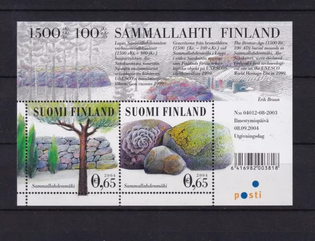 Finnland 2004 Block 35 Unesco Welterbe postfrisch **