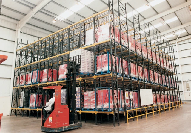 Live Storage Racking System PALLET RACKING LIVE Storage System 330 Pallet Spaces FIFO 08001120013 £ ...