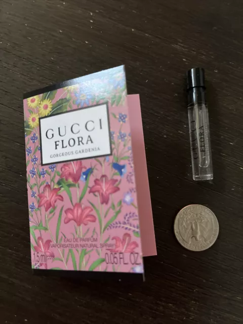 NEW GUCCI FLORA Gorgeous Gardenia Eau de Parfum Perfume Fragrance .05 ...