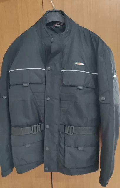 GIACCA MOTO Uomo marca Dakar, nera, mai usata, Taglia XL