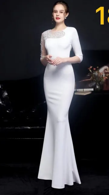 vestido de novia corte sirena novia civil