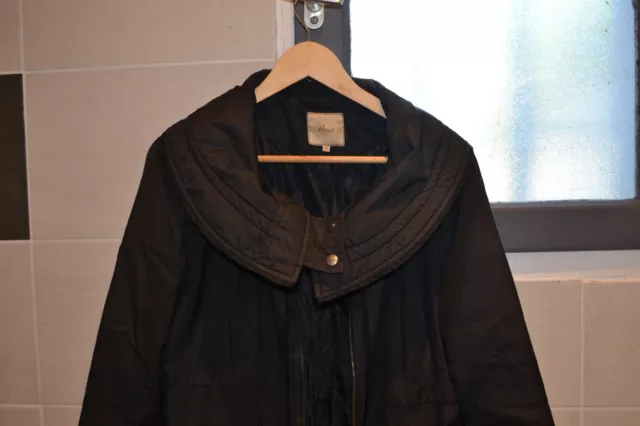 manteau long noir femme taille 44, automne/hiver  bon état