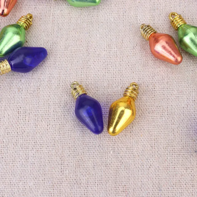 100 piezas Bombillas de repuesto Cruces para artesanía Luces de Navidad Cuentas Decorar