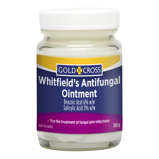 Gold Cross Whitfield's Antifungal Ointment 100g Fungal Skin Infections APF GoldX