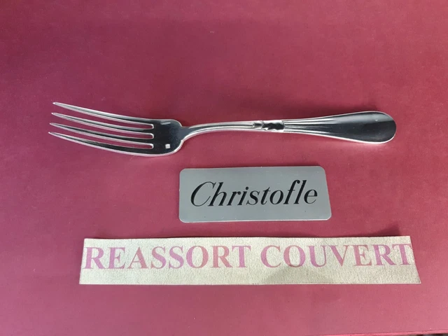 Fourchette à Dessert Christofle Ténéré – 17,8 Cm – Métal Argenté – Fabriquée En France – Occasion