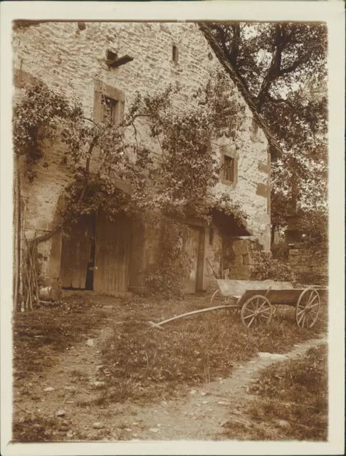 France, Plombières les Bains (Vosges), 1903 Vintage silver print.  Tirage arge