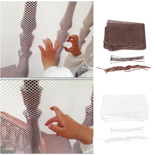 3m Stairs Safety Net Thick Mesh For Pet Toy Fall Protection Kids Indoor Outdoor