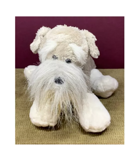 Ganz Webkinz Gray/White Schnauzer Hm159 No Code  Plush/Stuffed Animal