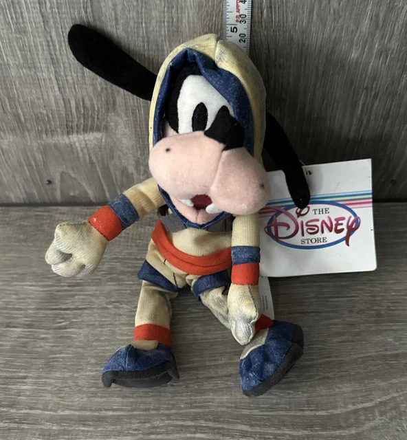 WALT DISNEY STORE PLUSH bean bag stuffed animal tag spaceman Goofy