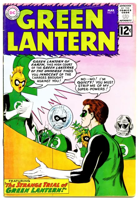 Green Lantern #11 (1962 DC Comics) 1st Appearance of The Green Lantern Corps VG