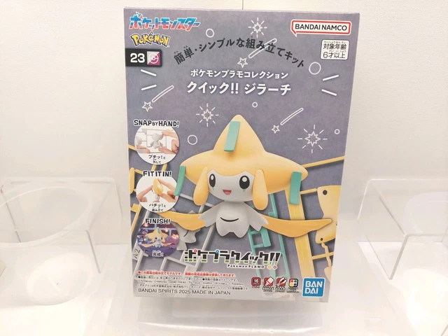 BANDAI SPIRITS Pokemon Plamo Quick!! 23 – Jirachi, Modelo De Plástico Sin Herramientas