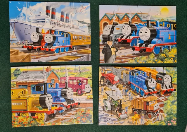 RAVENSBURGER THOMAS AND Friends 4 In Box Puzzles - Jigsaw 12 16 20 24pc ...