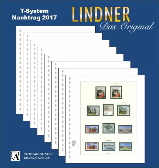 Lindner Nachtrag 2017 Deutschland (T120b)  Bundesrepublik Bund BRD Seite 365-373