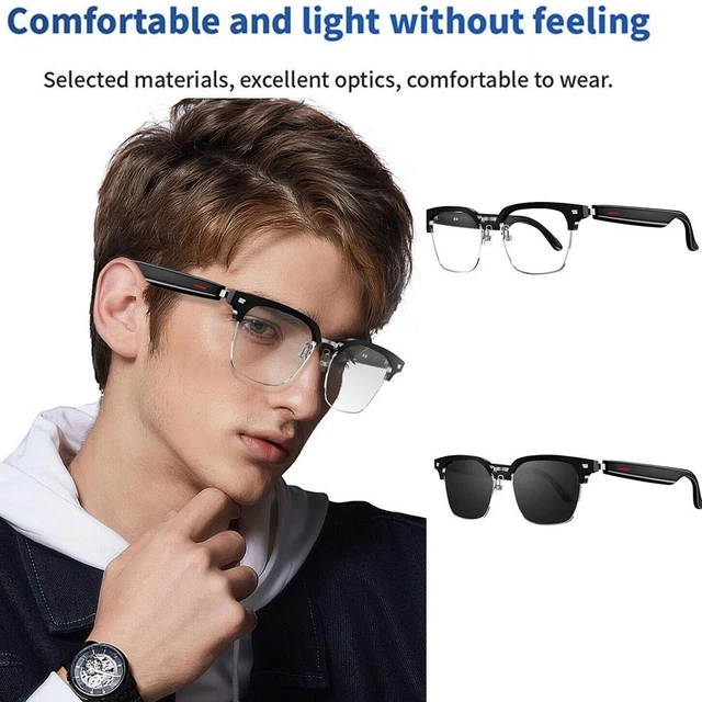Smart Glasses Wireless Bluetooth Music Stereo Headset Handsfree Speaker H4O5