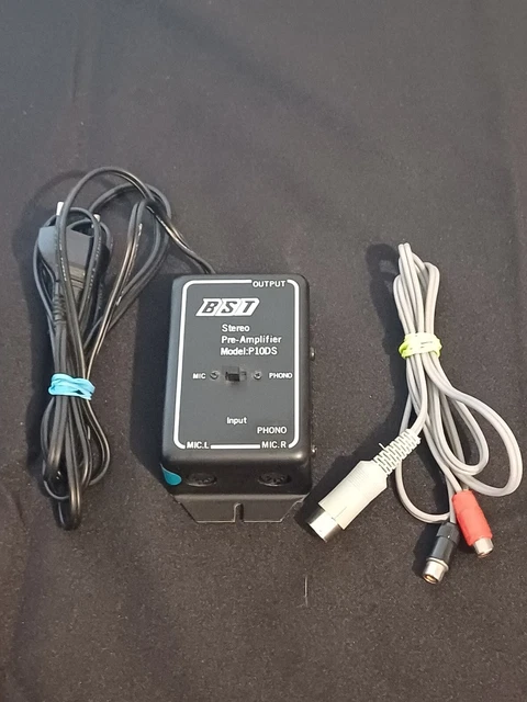 Préampli BST P10D – Noir – Entrées XLR – Analogique