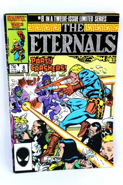 Eternals #8 Party Crashers When Titans Party 1986 Marvel Comics G-