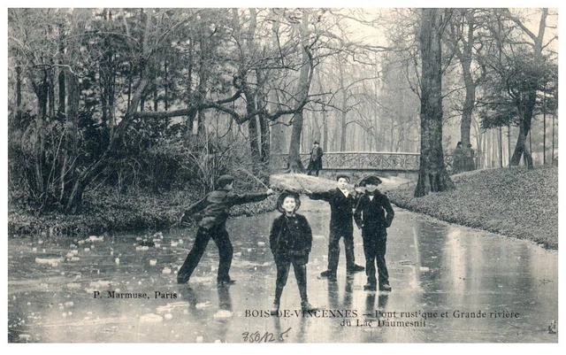 75012 PARIS - grande riviere gelee au bois de vincennes