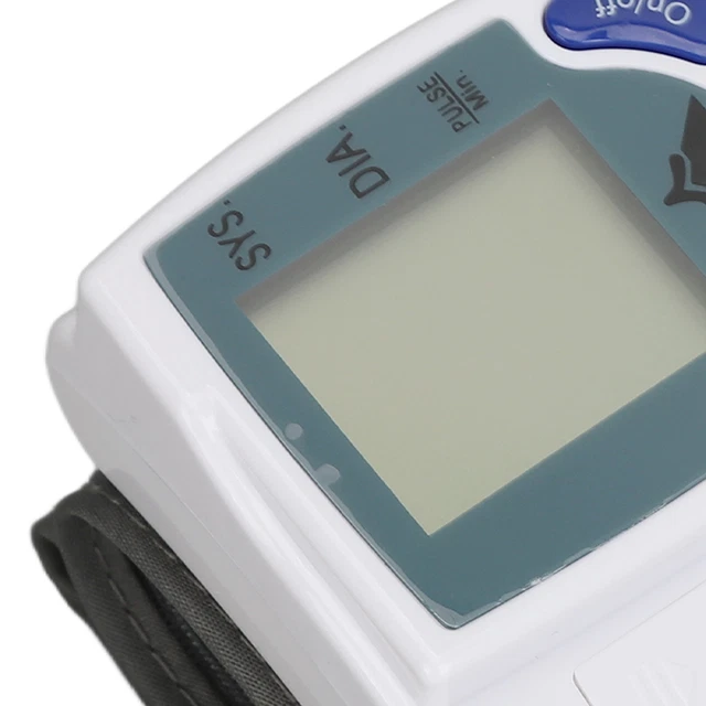Monitor pressione sanguigna da polso accurato con memoria schermo ad alta definizione