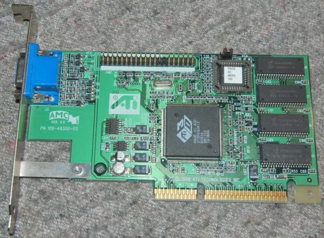 ATI 3D Rage IIC 2MB AGP VGA card - FULL WORK 109-48300-00