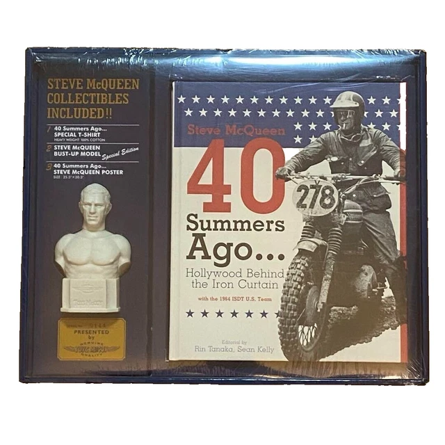STEVE MCQUEEN 40 Summers Ago Collectors Photo Book Used with