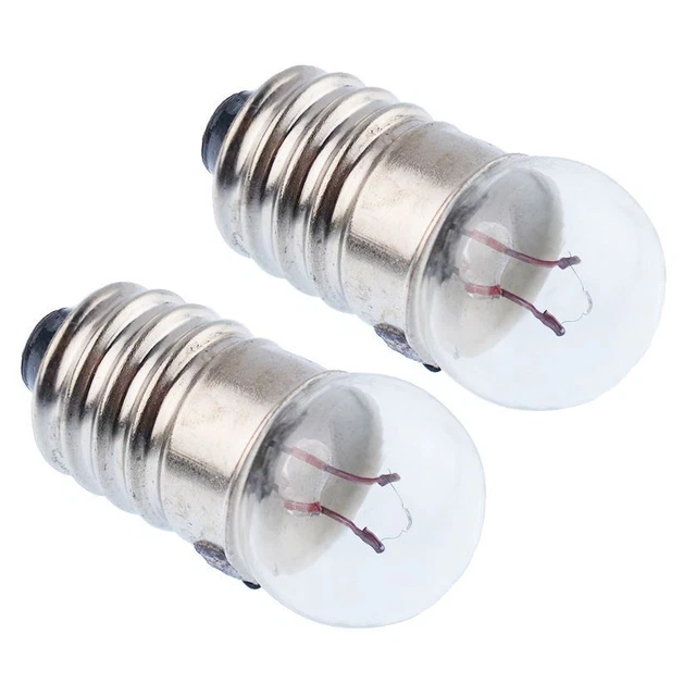 2 X 1.5V 300mA Miniature E10 Mes Lampe Ampoule Lumière
