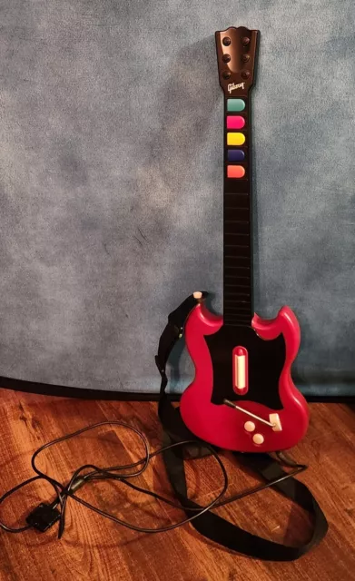 Guitar Hero Eddie Van Halen Red Octane Guitar Controller Model PSLGH  Playstation