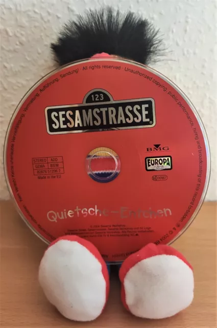 SESAMSTRASSE 2 Lieder CD`s und die Erni Figur im Original 3