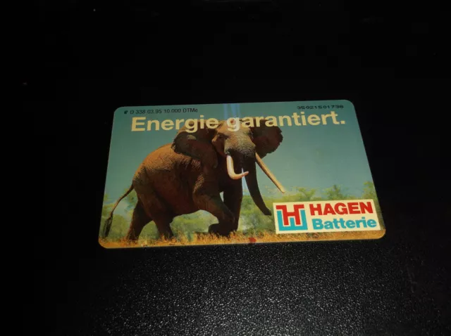 O 338/95 Hagen Batterie sauber gebraucht Aufl.10000