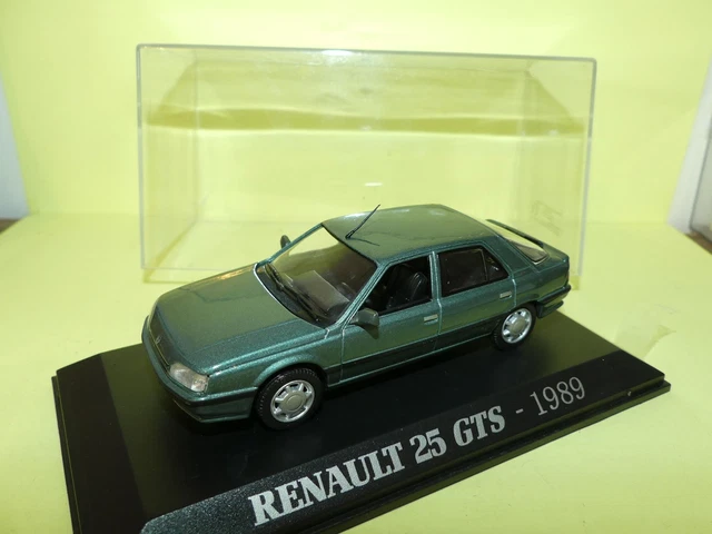 RENAULT 25 GTS Phase 2 1989 Vert UNIVERSAL HOBBIES Collection M6 1:43